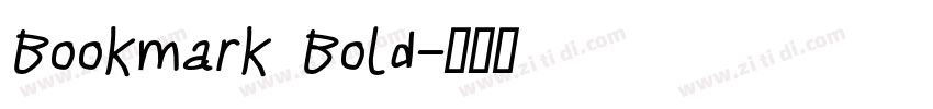 Bookmark Bold字体转换